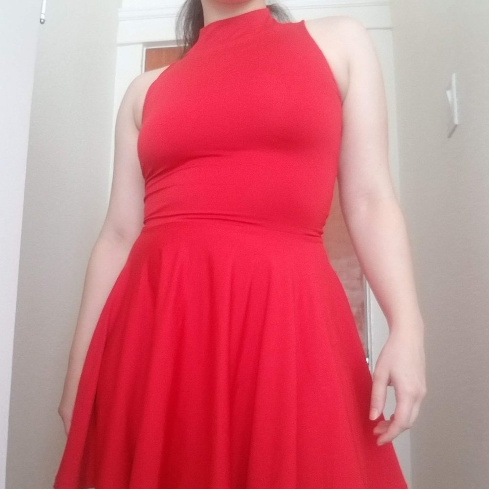 Motel Rocks Red Dress - Picture 2 of 5